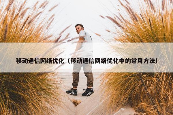 移动通信网络优化（移动通信网络优化中的常用方法）