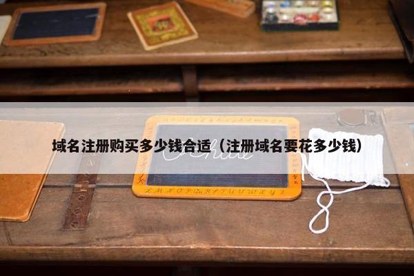 域名注册购买多少钱合适（注册域名要花多少钱）
