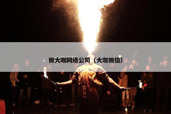 微大咖网络公司（大咖微信）