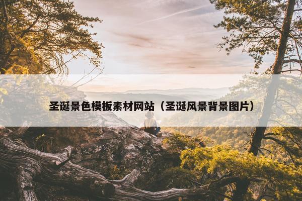 圣诞景色模板素材网站（圣诞风景背景图片）