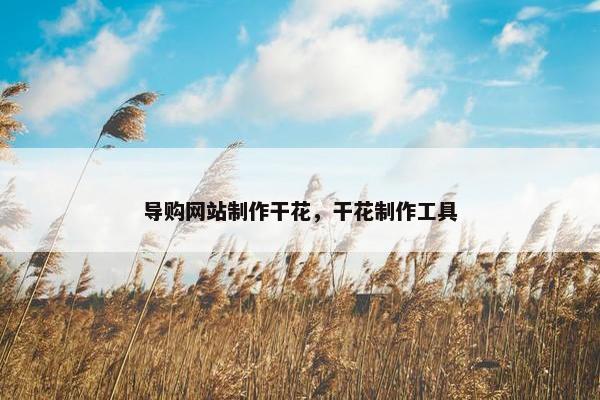 导购网站制作干花，干花制作工具