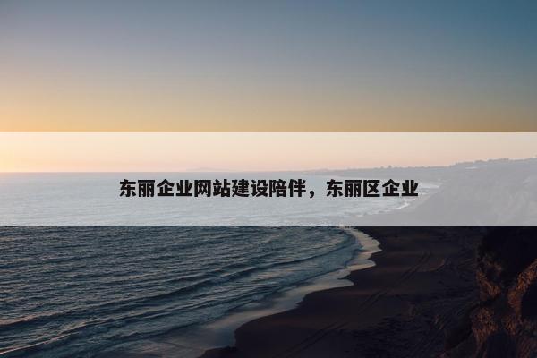 东丽企业网站建设陪伴，东丽区企业