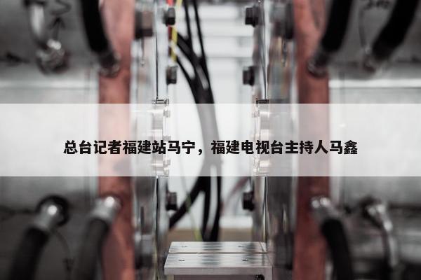 总台记者福建站马宁，福建电视台主持人马鑫