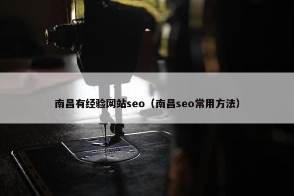 南昌有经验网站seo（南昌seo常用方法）
