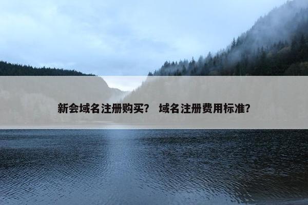 新会域名注册购买？ 域名注册费用标准？
