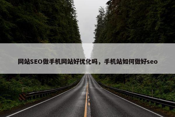 网站SEO做手机网站好优化吗，手机站如何做好seo