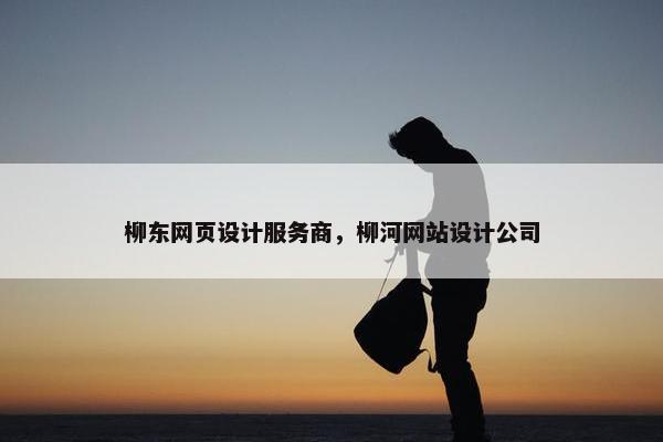 柳东网页设计服务商，柳河网站设计公司