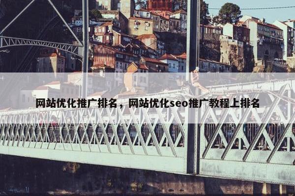 网站优化推广排名，网站优化seo推广教程上排名
