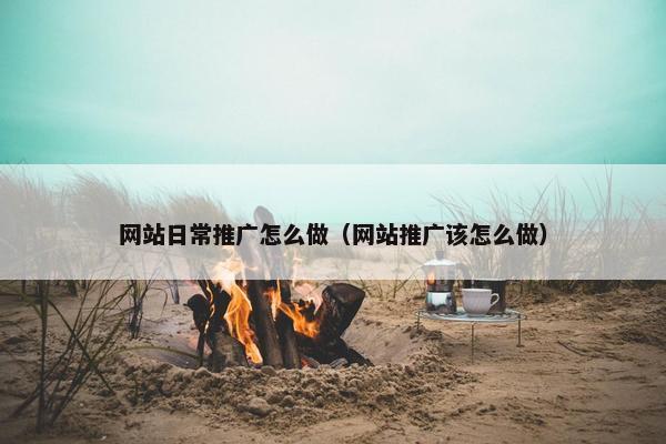 网站日常推广怎么做（网站推广该怎么做）
