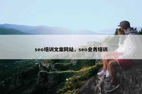 seo培训文案网站，seo业务培训