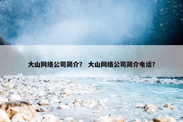 大山网络公司简介？ 大山网络公司简介电话？