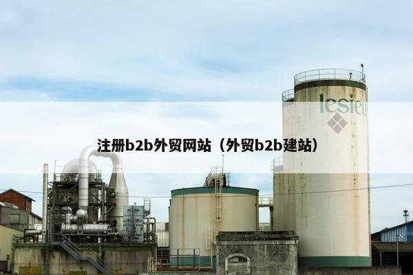 注册b2b外贸网站（外贸b2b建站）