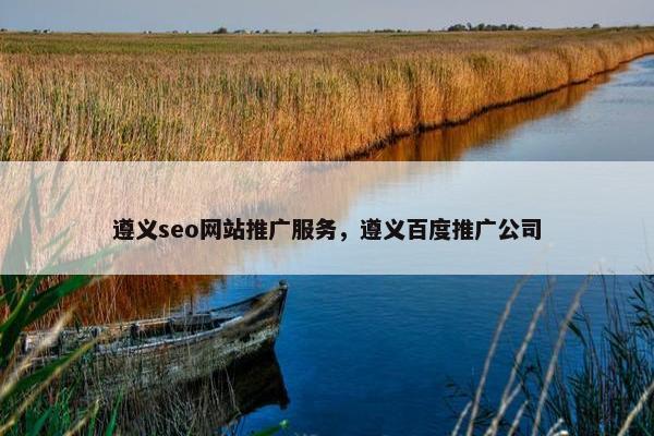 遵义seo网站推广服务，遵义百度推广公司