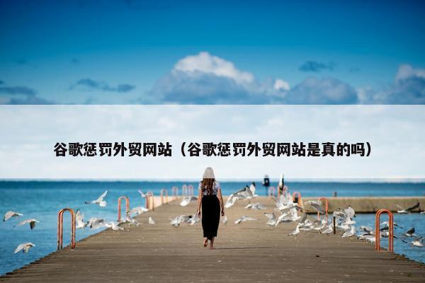 谷歌惩罚外贸网站（谷歌惩罚外贸网站是真的吗）