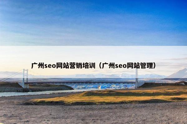 广州seo网站营销培训（广州seo网站管理）