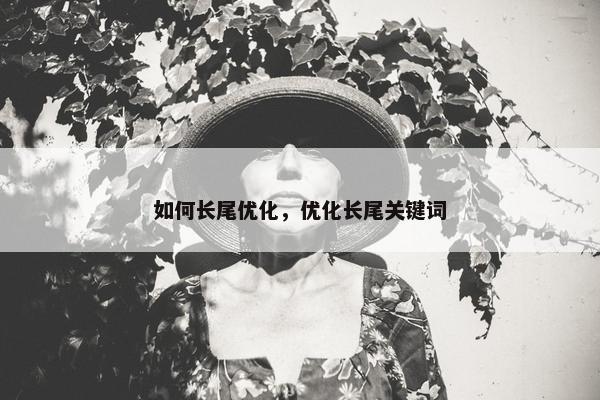 如何长尾优化，优化长尾关键词