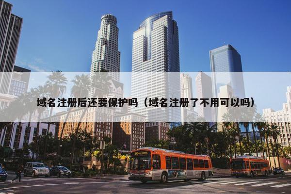 域名注册后还要保护吗（域名注册了不用可以吗）