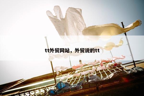 tt外贸网站，外贸说的tt