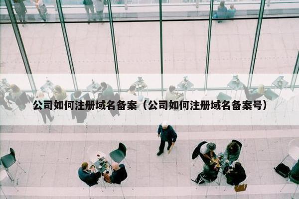 公司如何注册域名备案（公司如何注册域名备案号）