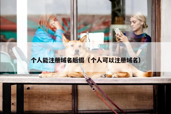 个人能注册域名后缀（个人可以注册域名）