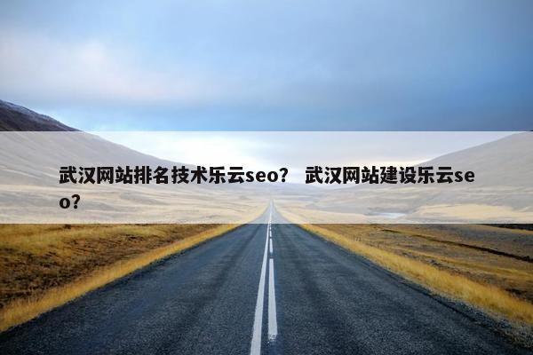 武汉网站排名技术乐云seo？ 武汉网站建设乐云seo？