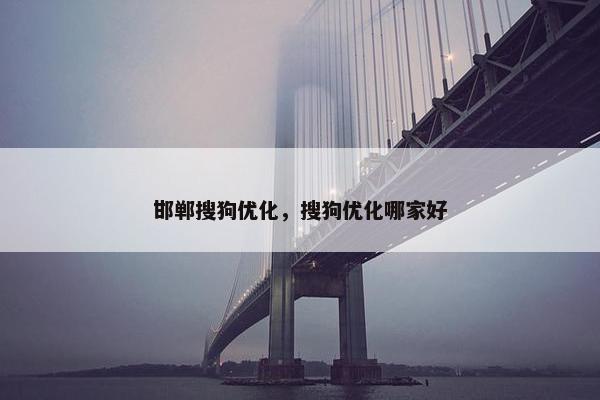 邯郸搜狗优化，搜狗优化哪家好