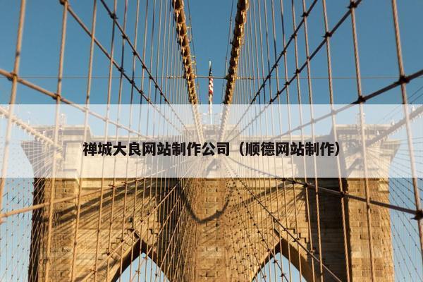 禅城大良网站制作公司（顺德网站制作）