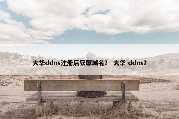 大华ddns注册后获取域名？ 大华 ddns？