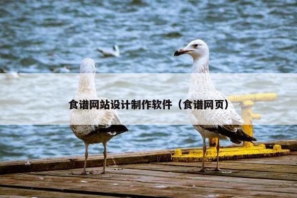 食谱网站设计制作软件（食谱网页）