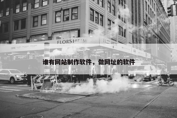 谁有网站制作软件，做网址的软件