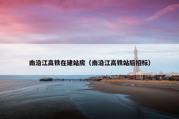 南沿江高铁在建站房（南沿江高铁站后招标）