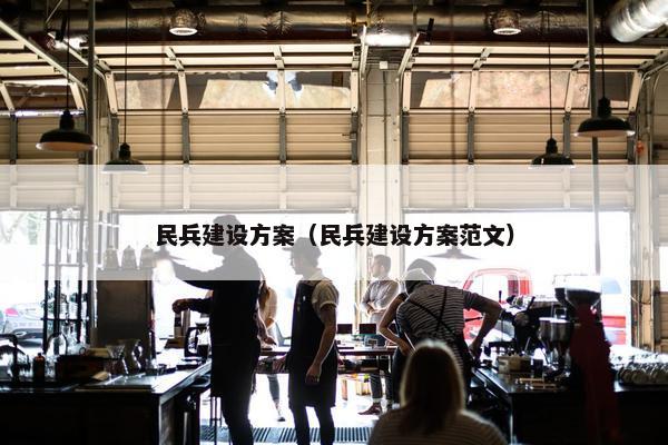 民兵建设方案（民兵建设方案范文）