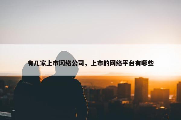有几家上市网络公司，上市的网络平台有哪些