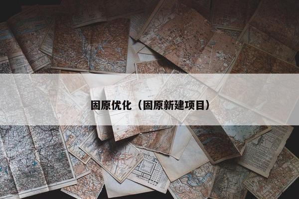 固原优化（固原新建项目）