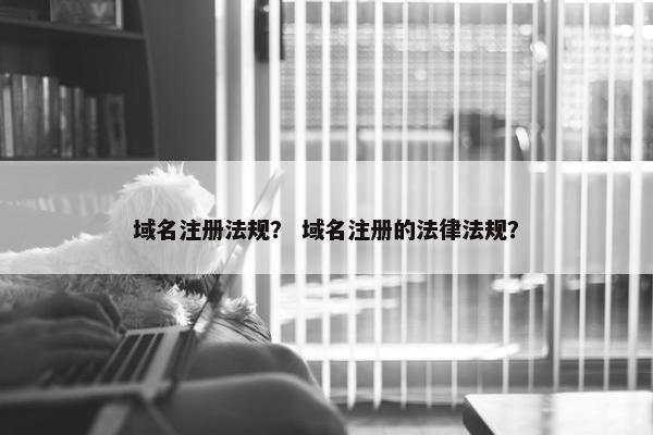 域名注册法规？ 域名注册的法律法规？