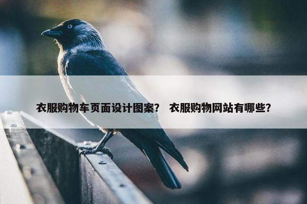 衣服购物车页面设计图案？ 衣服购物网站有哪些？