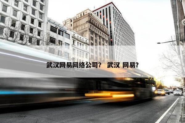 武汉网易网络公司？ 武汉 网易？