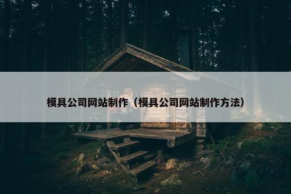 模具公司网站制作（模具公司网站制作方法）