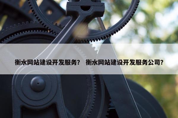 衡水网站建设开发服务？ 衡水网站建设开发服务公司？