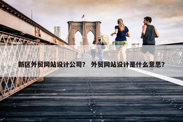 新区外贸网站设计公司？ 外贸网站设计是什么意思？