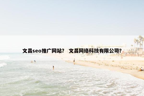 文昌seo推广网站？ 文昌网络科技有限公司？