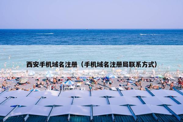 西安手机域名注册（手机域名注册局联系方式）