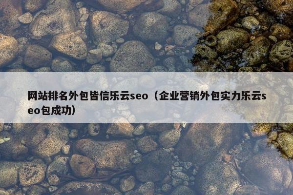 网站排名外包皆信乐云seo（企业营销外包实力乐云seo包成功）
