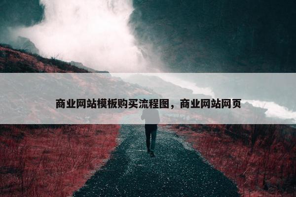 商业网站模板购买流程图，商业网站网页