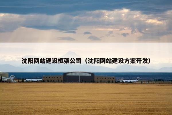 沈阳网站建设框架公司（沈阳网站建设方案开发）