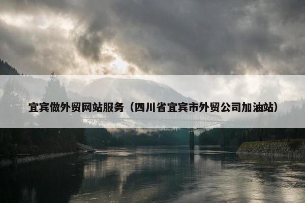 宜宾做外贸网站服务（四川省宜宾市外贸公司加油站）