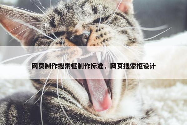 网页制作搜索框制作标准，网页搜索框设计