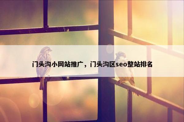 门头沟小网站推广，门头沟区seo整站排名