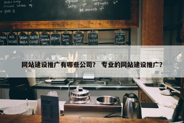 网站建设推广有哪些公司？ 专业的网站建设推广？