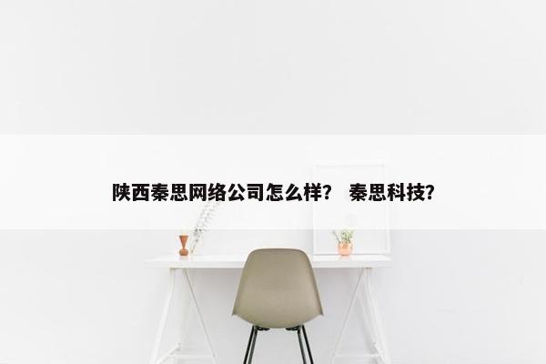 陕西秦思网络公司怎么样？ 秦思科技？